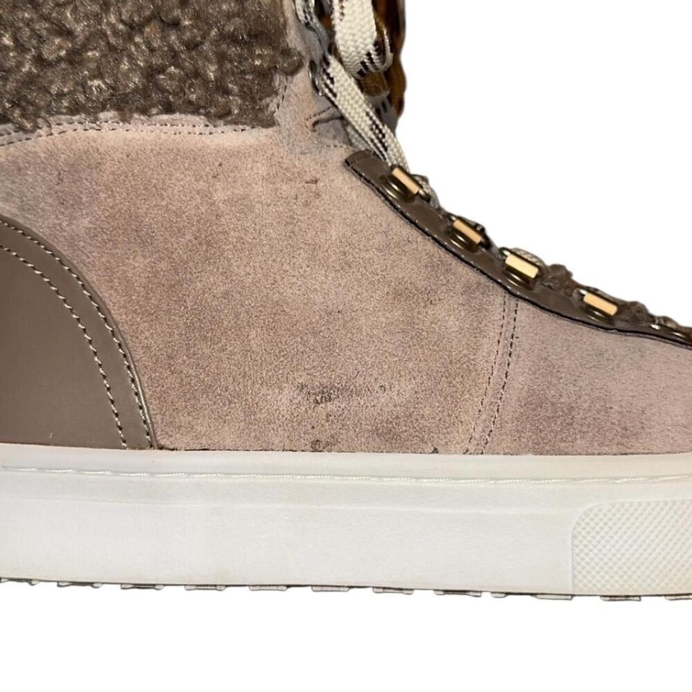 Sam Edelman Luther Faux Shearling High Top Sneaker - Picture 6 of 6